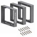 ReceptXtenders (3) Pack 3/4" Double Gang Outlet Box Extender