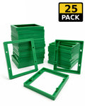 ReceptXtenders Contractor Pack (25) 3/8" Double Gang Outlet Box Extender