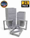 ReceptXtenders Contractor Pack (25) 2-Gang 3/4" Electrical Box Spacer