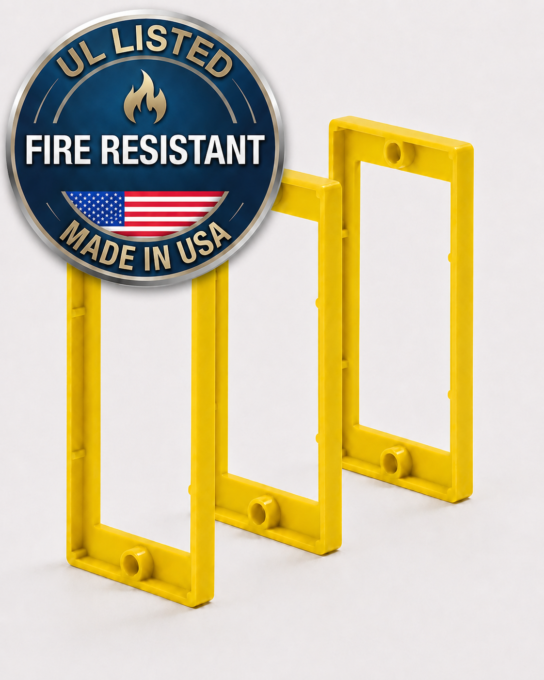 (3) Pack 1-Gang 1/4" Electrical Box Spacer - ReceptXtenders