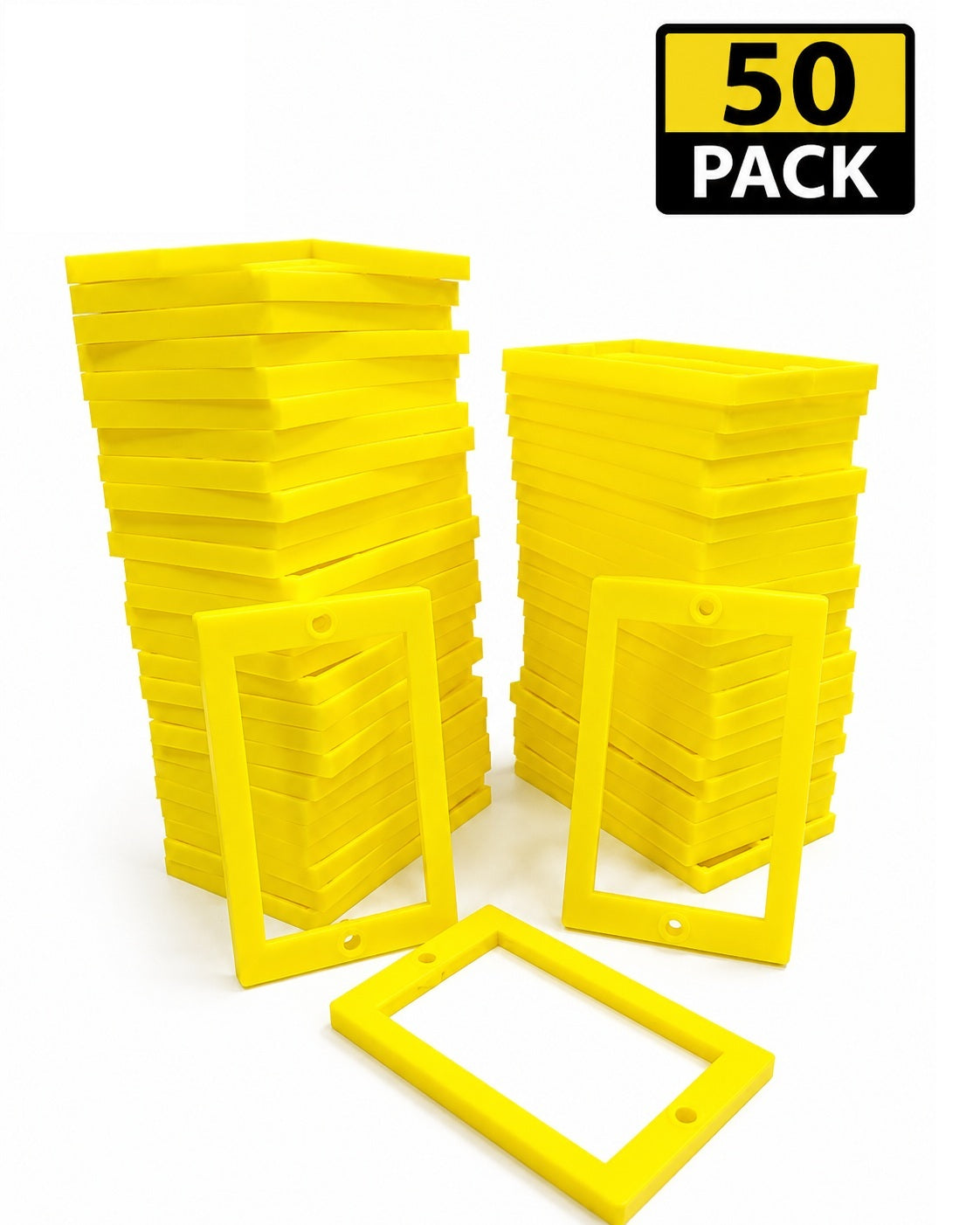ReceptXtenders Contractor Pack (50) 1/4" Single Gang Outlet Box Extender