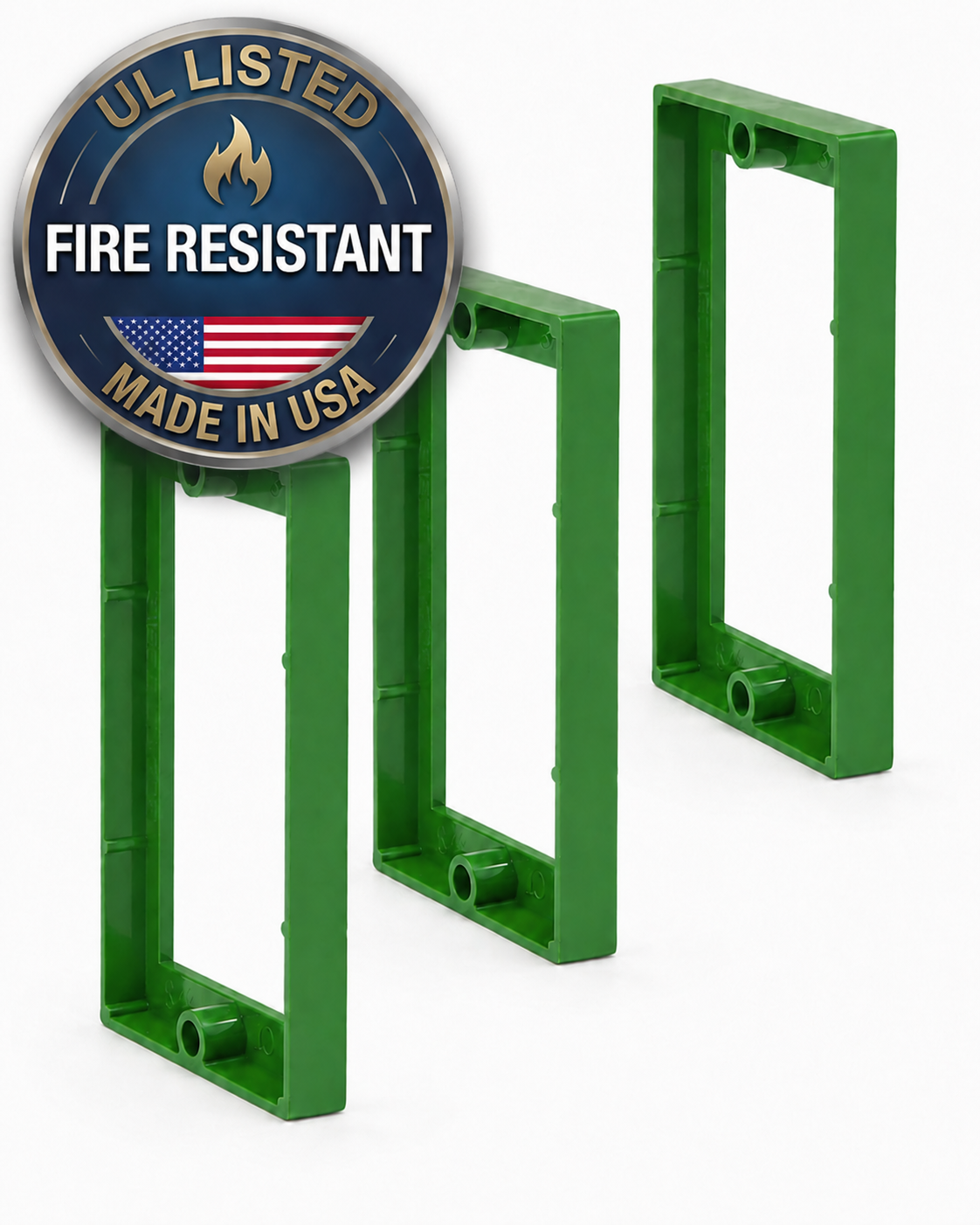 (3) Pack 1-Gang 3/8" Electrical Box Spacer - ReceptXtenders