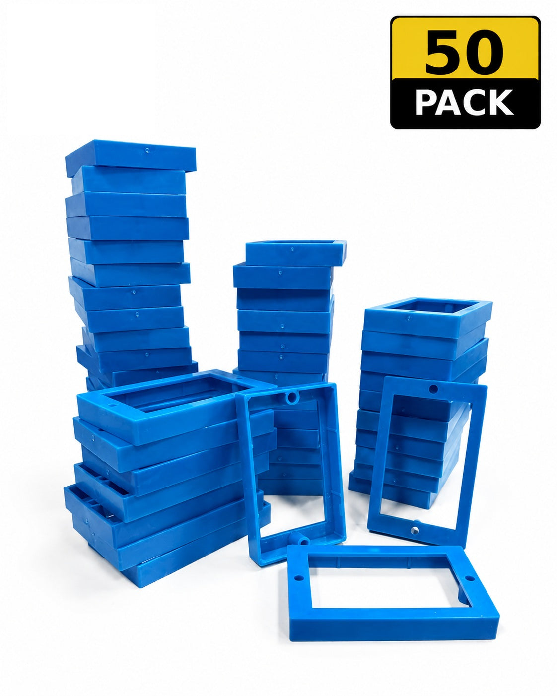 ReceptXtenders Contractor Pack (50) 1/2" Single Gang Outlet Box Extender