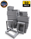 ReceptXtenders Contractor Pack (50) 1-Gang 3/4" Electrical Box Spacer